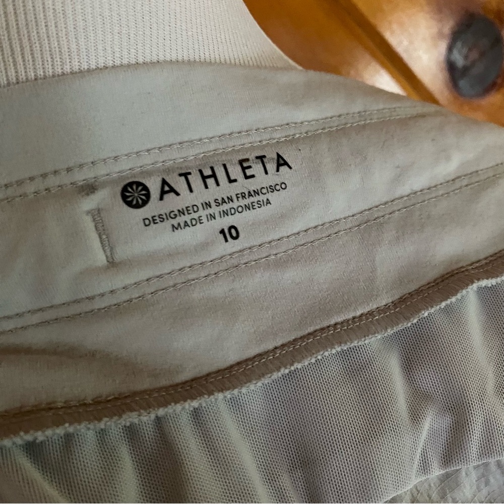 ATHLETA TREKKIE MID RISE LEGACY JOGGER Birch Gray 10 Athletic workout gym - Picture 3 of 6